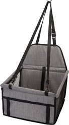 Pounce + Fetch Collapsible Dog Booster Seat, Grey