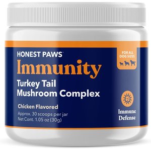 Honest Paws Digestive & Immunity Booster Dog Supplement, 30-g jar