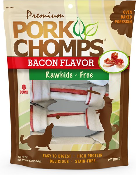 Pork chomps dog clearance bones