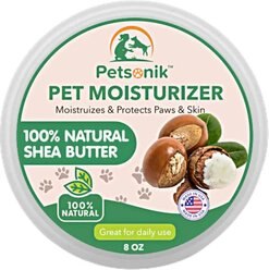 Petsonik Moisturizer 100% Natural Dog Paw Cream, 8-oz can