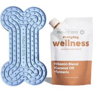 Mount Ara Chill-Mat & Every Day Wellness Peanut Butter Bundle Dog Calming Supplement, 1-lb bag