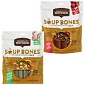 Rachael Ray Nutrish Soup Bones Beef & Barley Flavor + Chicken & Veggies Flavor Dog Treats, 23.1-oz bag