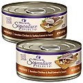 Wellness CORE Signature Selects Shredded Boneless Chicken & Turkey Entree in Sauce + Boneless Chicken & Beef Entree in Sauce Canned Cat Food