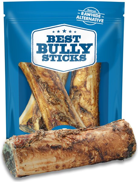 Best Bully Sticks 5-6-in Beef Marrow Bones Natural Dog Treats, 3 count slide 1 of 6
