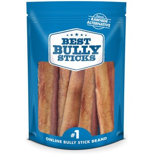 BEST BULLY STICKS Odor Free 6 Bully Stick Dog Treats 18 count Chewy