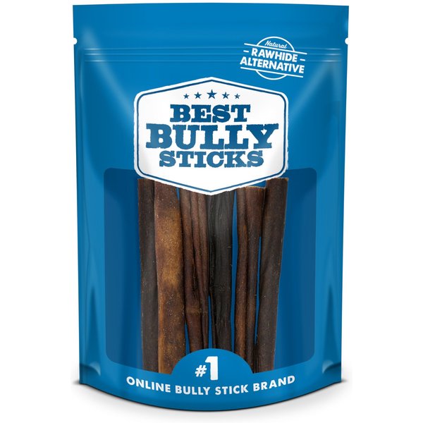BEST BULLY STICKS 6in Peanut Butter Collagen Sticks Dog Treats, 6