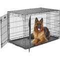 MidWest LifeStages Double Door Collapsible Wire Dog Crate, 48 inch