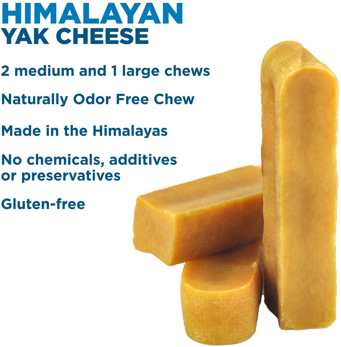 BEST BULLY STICKS Himalayan Golden Yak Cheese Chews Mixed Pack Dog