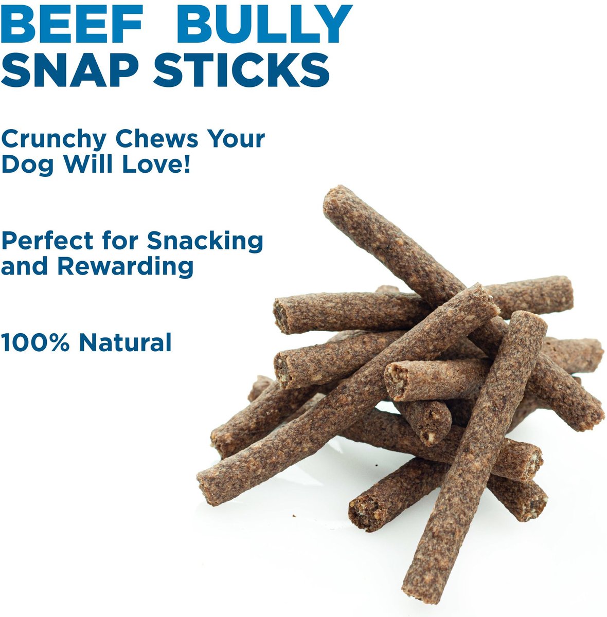 BEST BULLY STICKS Bully Snap Sticks Dog Treats, 10 count