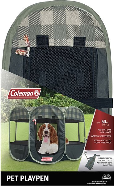 COLEMAN Camo Dog Playpen Medium Chewy