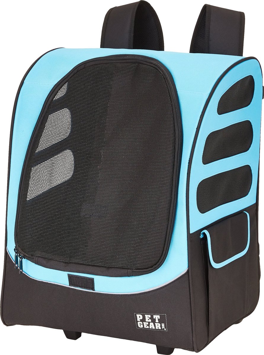 Pet gear clearance carrier with wheels