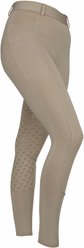 Shires Equestrian Products Aubrion Albany Horse Riding Tights, Beige, Medium