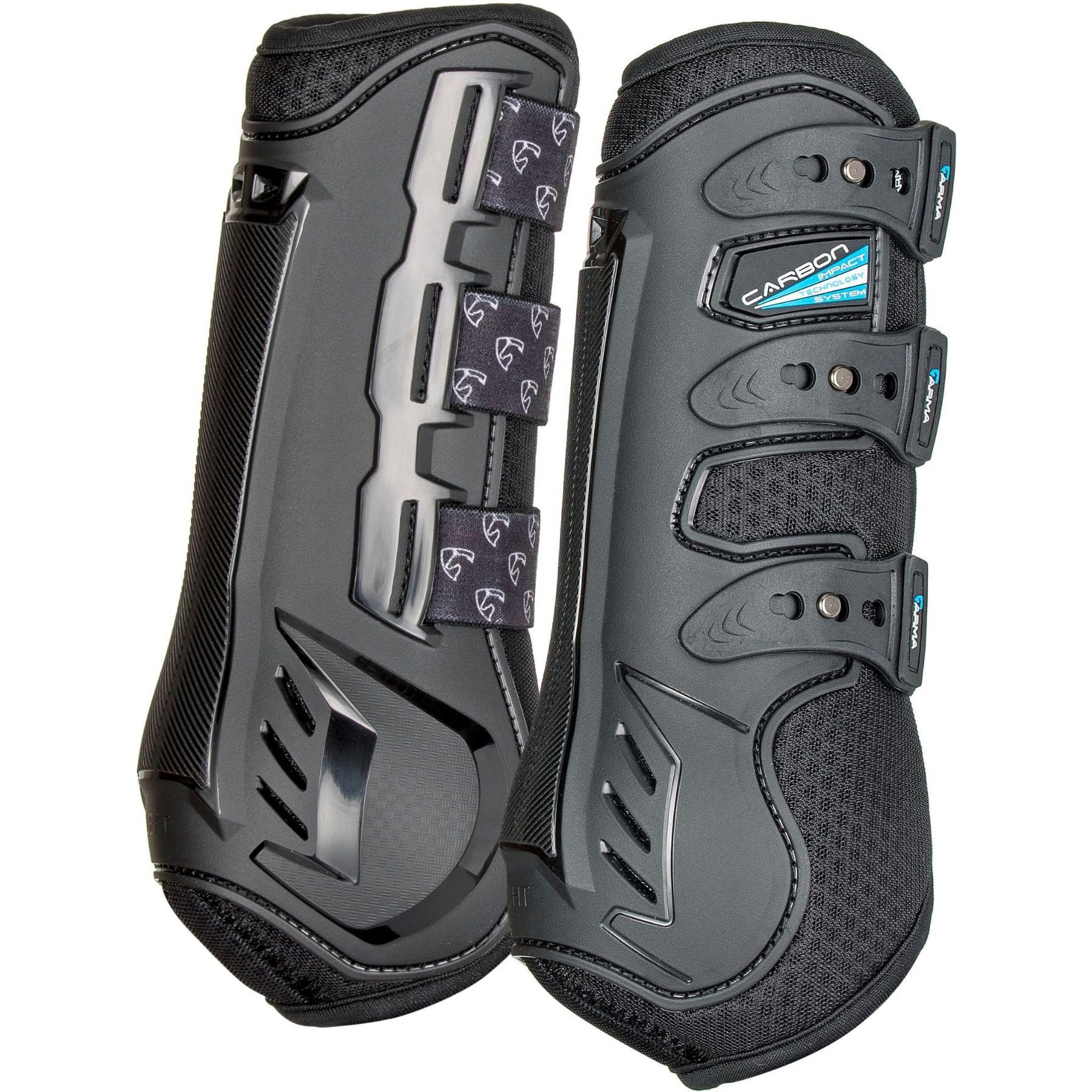 Shires Equestrian Products ARMA Carbon Horse Training Boots, Black, Cob