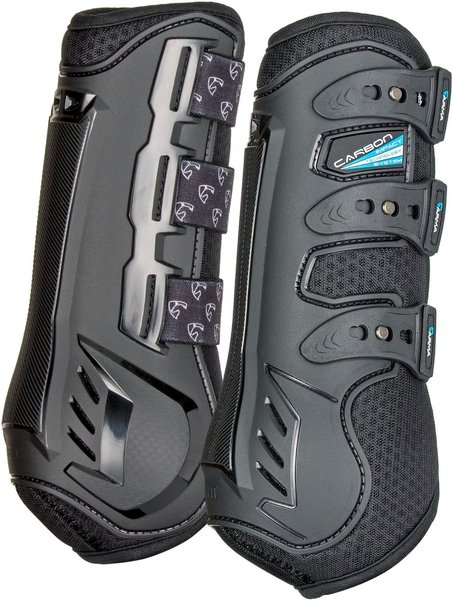 Shires Equestrian Products ARMA Carbon Fetlock Horse Boots, Black