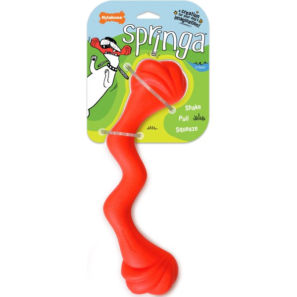 Petstages Grabberz Squeaky Dog Toy Treat Dispenser