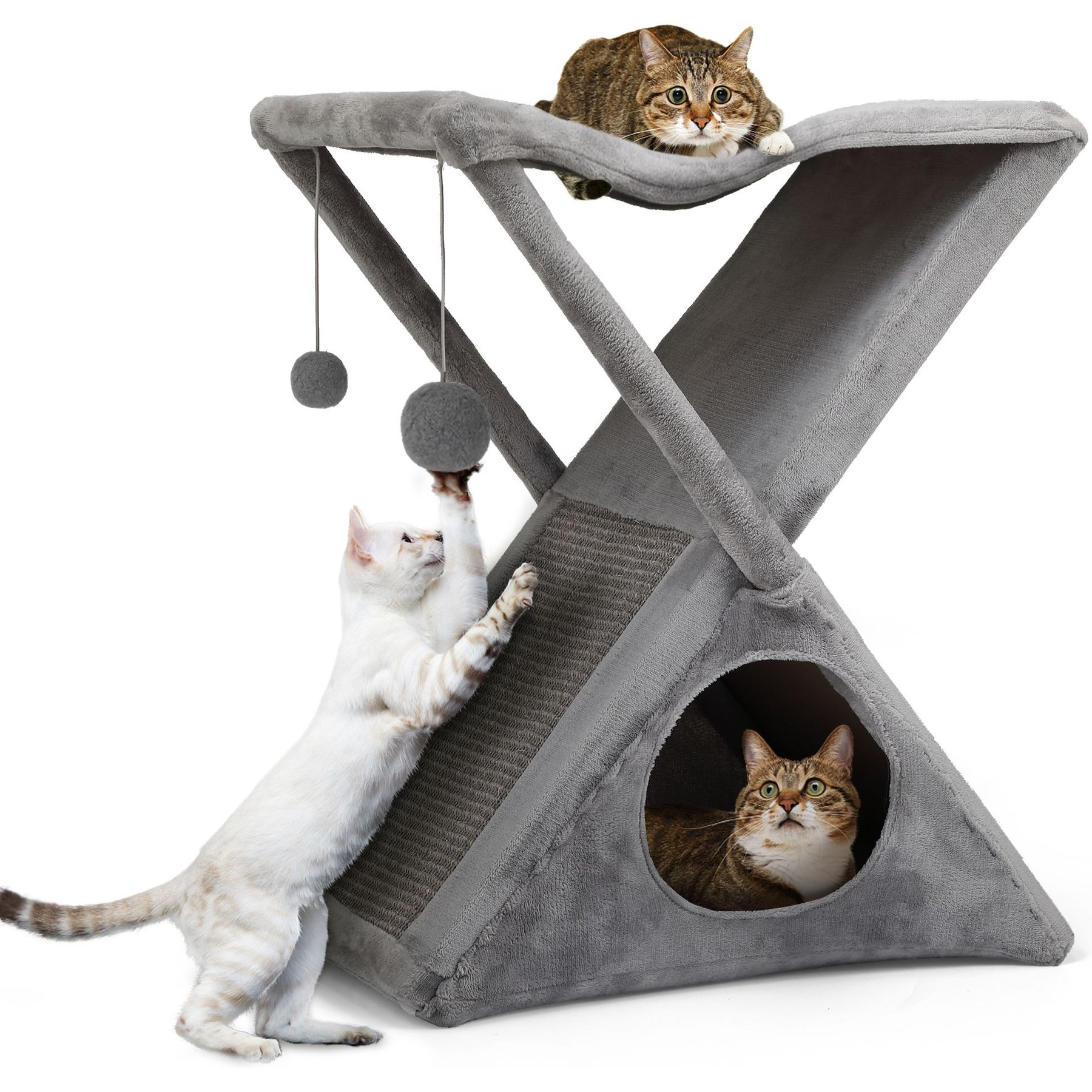 Miguel fold and clearance store cat tower