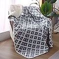 Happycare Textiles advanced Pets Print cozy Waterproof Cat & Dog blanket, White Paw Ogee