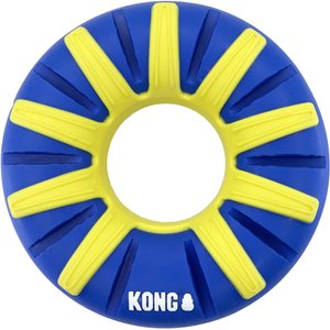 Kong Gyro Ball Spinning Dog Toy, Red/Blue, L