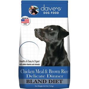 Dave's Pet Food Chicken Meal & Brown Rice Delicate Dinner Dry Dog Food, 4-lb bag