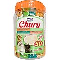 Inaba Churu Chicken & Seafood Variety Creamy Puree Grain-Free Lickable Cat Treats, 0.5-oz tube, 50 count