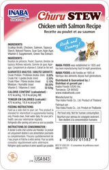 Inaba Churu Stew Chicken with Salmon Recipe Grain-Free Lickable Cat Treats, 1.4-oz pouch slide 2 of 6