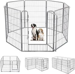 Aivituvin AIR51 Exercise Outdoor & Indoor Portable Dog Playpen, Large