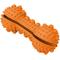 Show in main carousel: Pet Life 'Denta-Bone' TPR Treat Dispensing & Dental Cleaning Durable Dog Toy, Orange slide 2 of 3