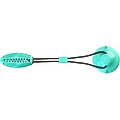 Pet Life 'Grip N' Play' Treat Dispensing Football Shaped Suction Cup Dog Toy, Blue