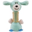 Pet Life Moo-cifier Plush Squeaking & Rubber Teething Newborn Puppy Dog Toy