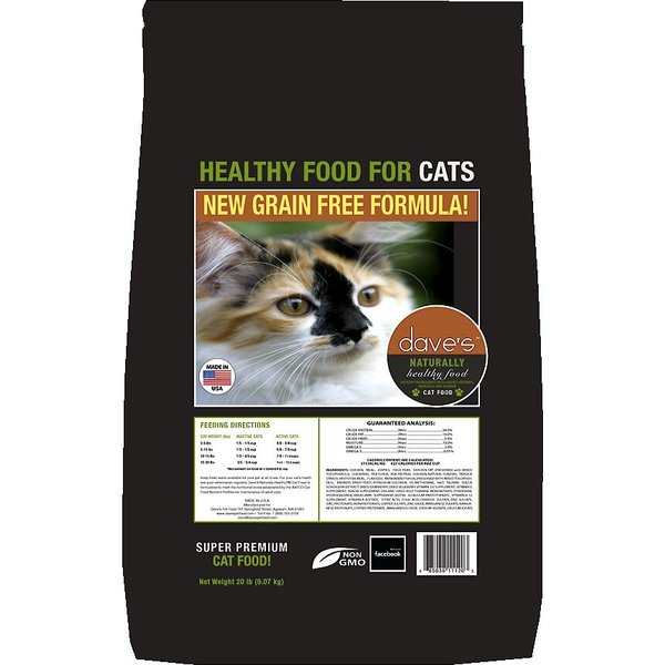 Out of Stock DAVE'S PET FOOD Naturally Healthy Adult Dry Cat Food, 20