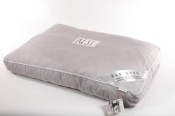 Rae Dunn "Rest" Orthopedic Dog & Cat Pillow Bed, Khaki, Medium slide 2 of 8