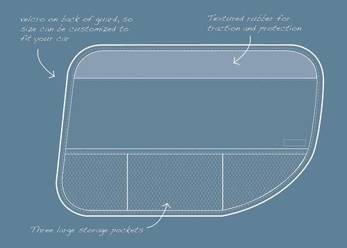 Show full view: Kurgo Car Door Guard, Black slide 7 of 9