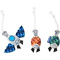 Frisco Halloween Cutie Bats Plush Cat Toy with Catnip, 3 count