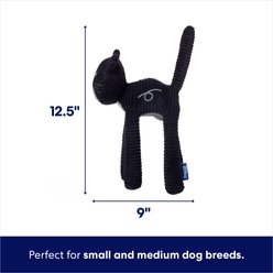 Frisco Halloween Cutie Black Cat Plush Squeaky Dog Toy, Small/Medium slide 2 of 5