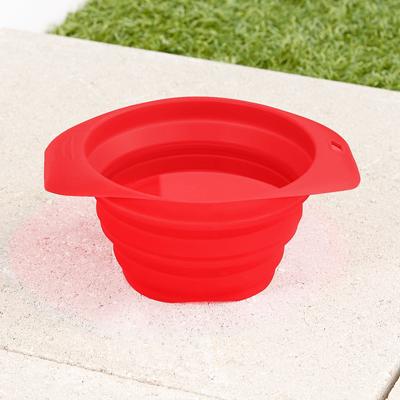 Show full view: Kurgo Collaps-A-Bowl Pet Bowl, Red slide 4 of 7