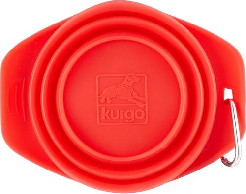 Show full view: Kurgo Collaps-A-Bowl Pet Bowl, Red slide 5 of 7