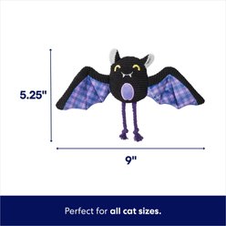 Frisco Halloween Cutie Bat Plush Cat Toy with Catnip slide 2 of 4