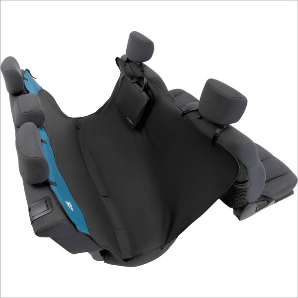 PLUSH PAWS PRODUCTS Quilted Hammock Car Seat Cover, Black, Regular