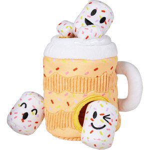 Frisco Halloween Fall Latte Hide & Seek Puzzle Plush Squeaky Dog Toy, X-Small/Small
