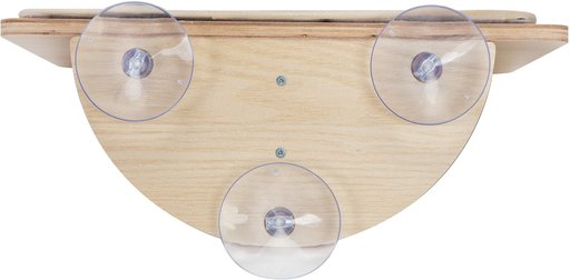 Coziwow Cat Window Perch with Suction Cups, Natural Wood