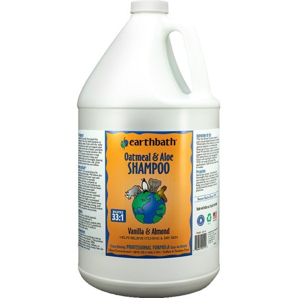 EARTHBATH Oatmeal & Aloe Dog & Cat Shampoo, 1gal bottle