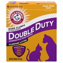 Arm & Hammer Litter Double Duty Scented Clumping Clay Cat Litter, 40-lb box