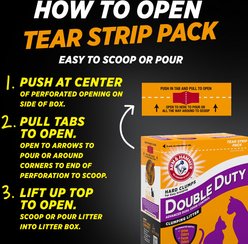 Arm & Hammer Litter Double Duty Scented Clumping Clay Cat Litter, 40-lb box slide 2 of 9