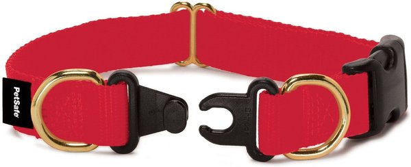 PetSafe Keep Safe Nylon Breakaway Dog Collar, Red, Medium: 14 to 20-in neck, 1-in wide slide 1 of 5