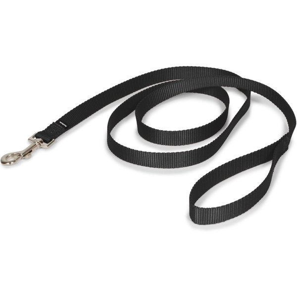 SUNBURST Nylon Dog Leash, Black, 6-ft long, 3/8-in wide - Chewy.com