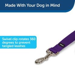 PetSafe Nylon Dog Leash, Purple, 6-ft long, 1-in wide slide 2 of 7