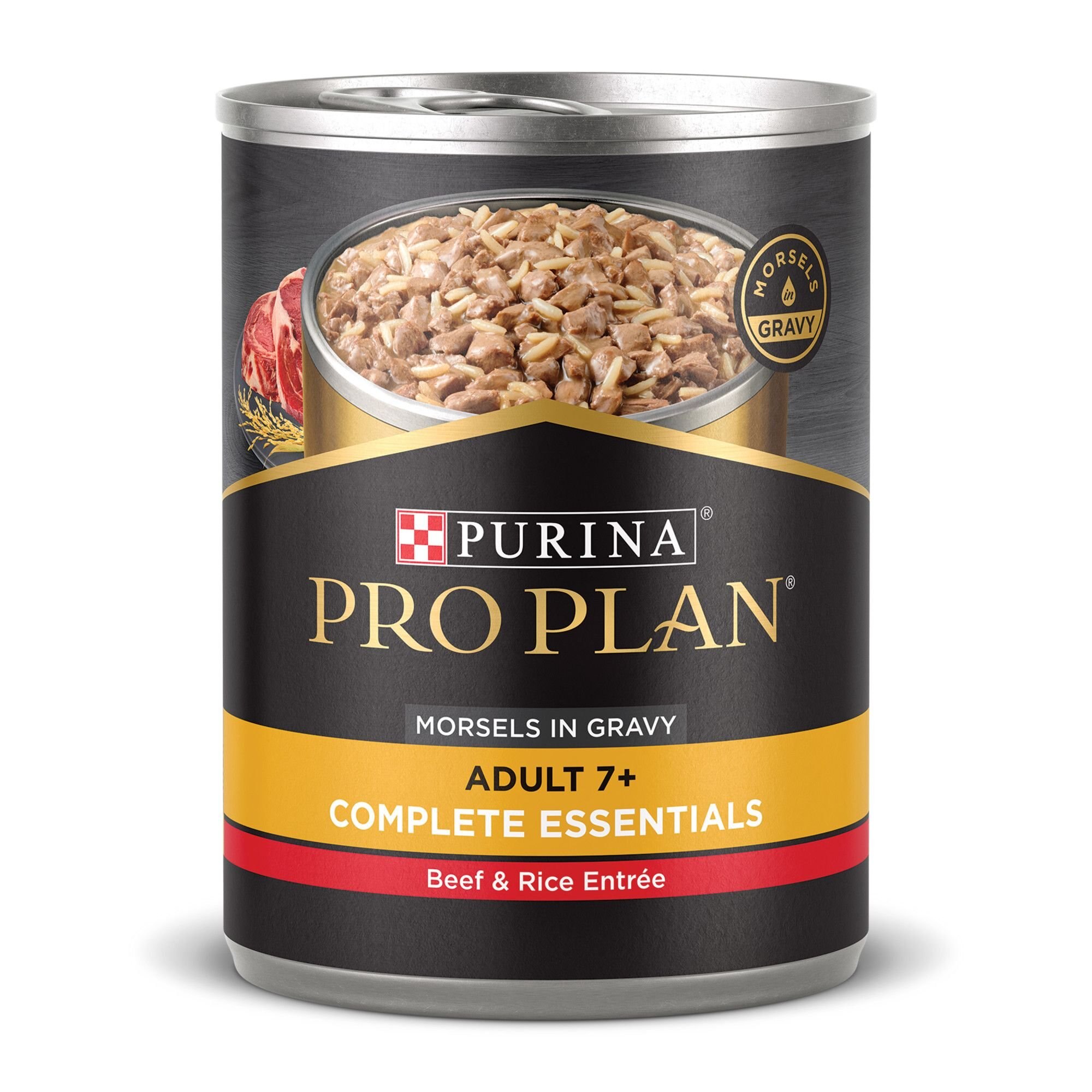 PURINA PRO PLAN Senior Beef Rice Entree Canned Dog Food Chewy