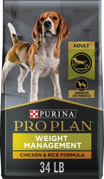 Purina Pro Plan Adult Weight Management Formula Dry Dog Food, 34-lb bag slide 1 of 11