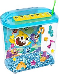 Penn-Plax Nickelodeon Baby Shark Rite-Bite Educational Betta Tank Fish Aquarium, 1.13-gallon
