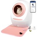 Smarty Pear Leo's Loo Too WiFi Enabled Automatic Self-Cleaning Cat Litter Box Variety Pack, Pretty Pink